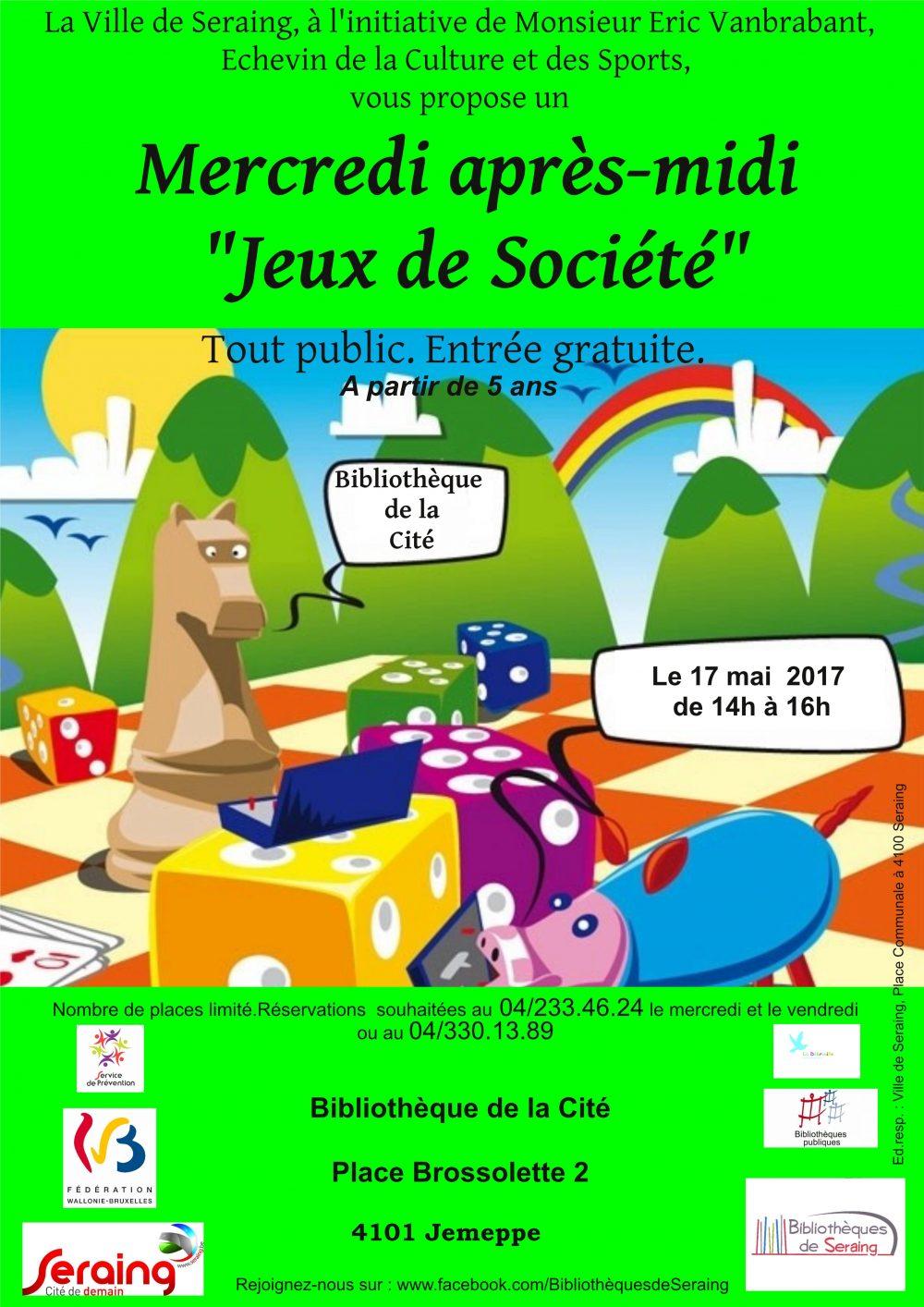 seraing jeux de société gratuit rassemblement jeune vieux