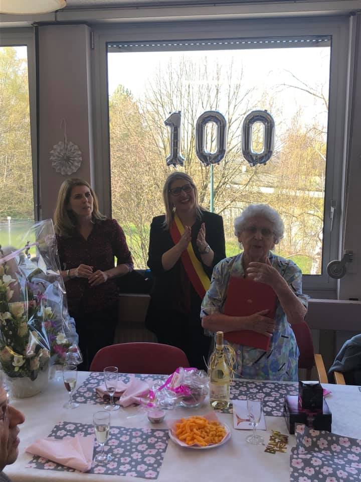 La Ville de Seraing met à l’honneur Maria Willekens, à l’occasion de son 100ème anniversaire