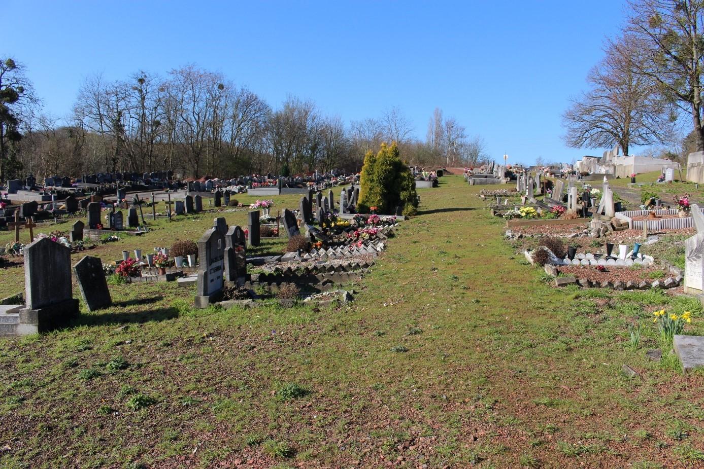 Cimetière Grands-Communaux à Ougrée: des travaux prévus jusqu’au 10 juin