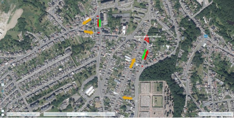 Travaux sur le réseau de télécommunication (Proximus)