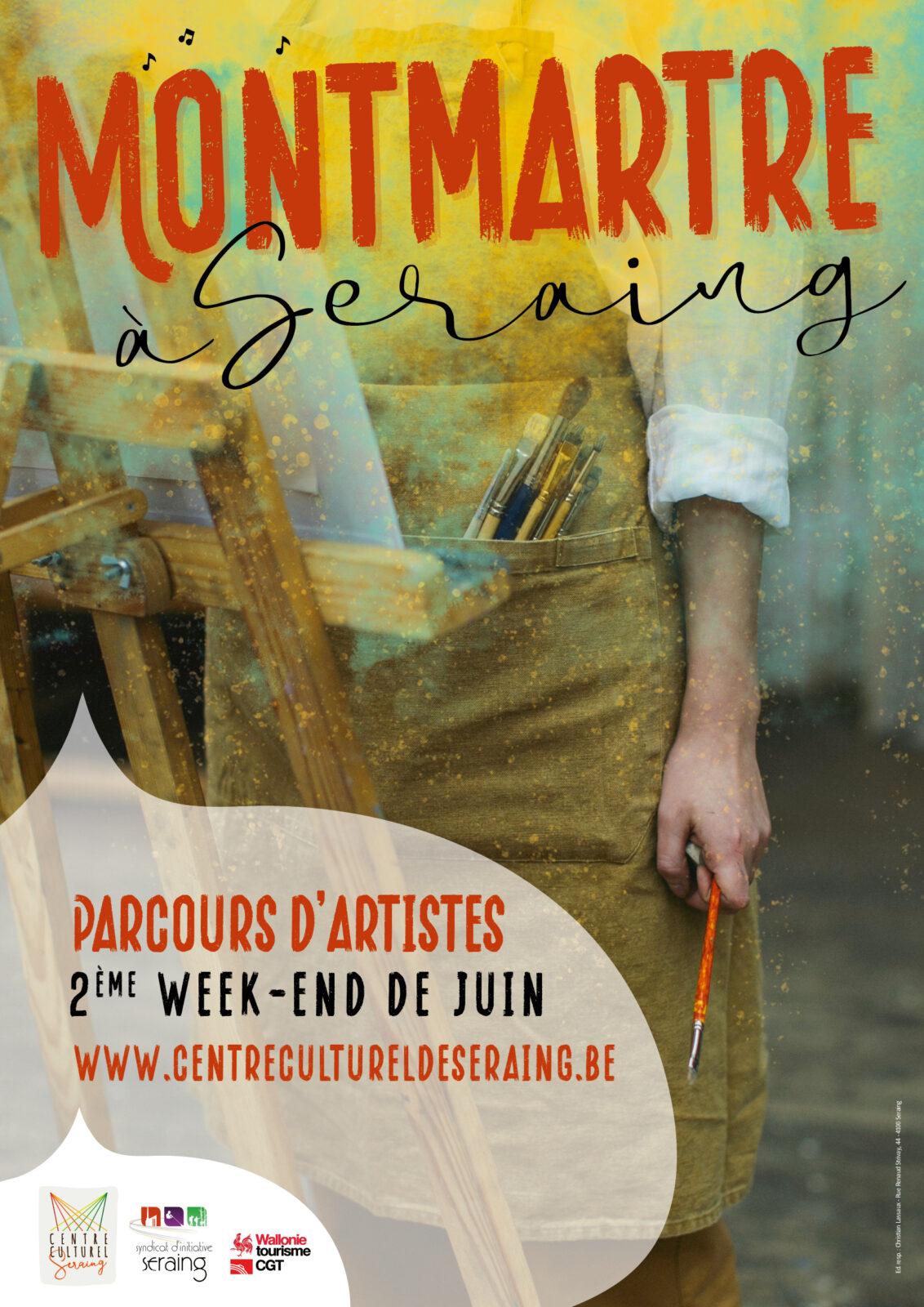« Montmartre à Seraing » – Parcours d’artistes