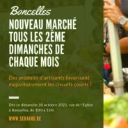 Le marché de Boncelles inauguré le 10 octobre 2021