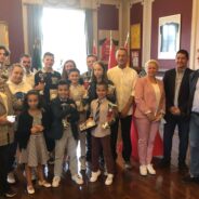 La Ville de Seraing reçoit et félicite l’Académie Karaté Leponce et ses athlètes