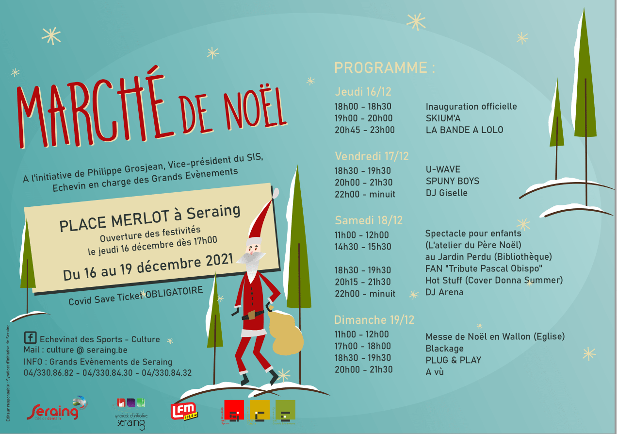 Le Marché de Noël de retour sur la place Merlot du 16 au 19 décembre