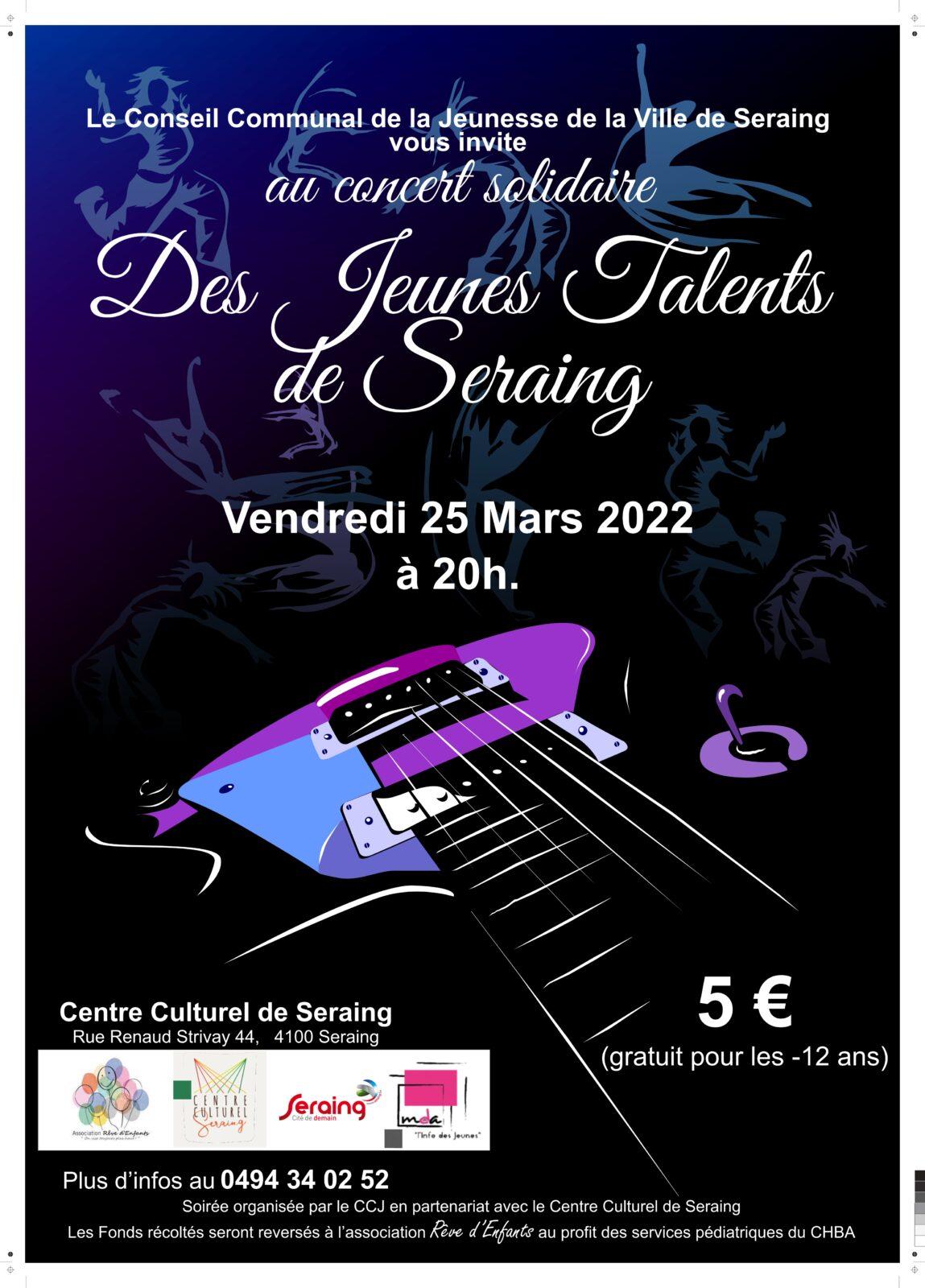 Participez au concert solidaire des jeunes talents de Seraing