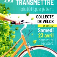 Participez à la collecte de vélos en bon état le 23 avril prochain !