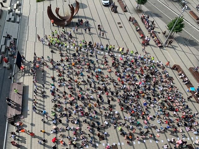 Un flash mob pour clôturer la semaine de la citoyenneté