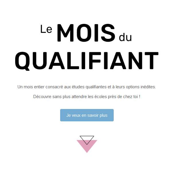 Enseignement – Le Mois du Qualifiant