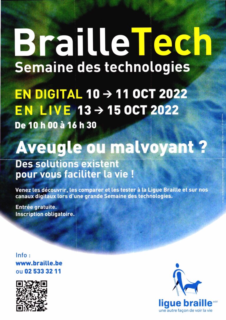 BrailleTech 2022: le smartphone en vedette