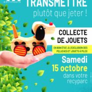 Intradel organise une collecte de jouets dans ses recyparcs le 15 octobre