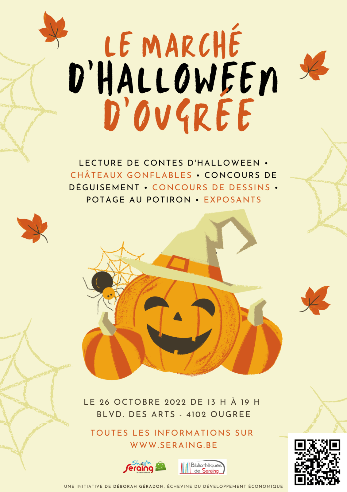 Le marché d’Ougrée d’octobre sous le signe d’Halloween !