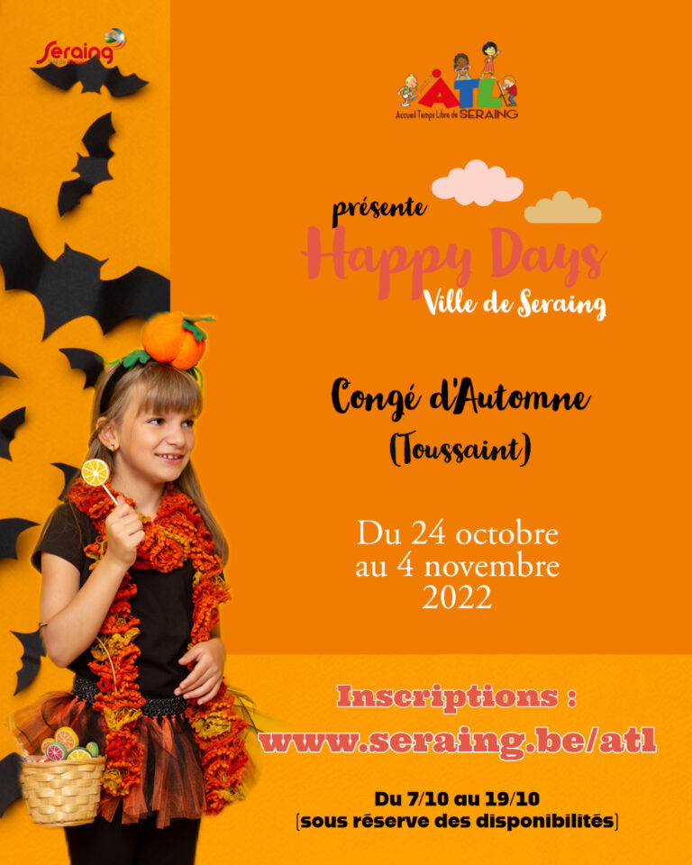 Happy Days d’Automne/de Toussaint de retour le 24 octobre : la priorité donnée aux Sérésiens !
