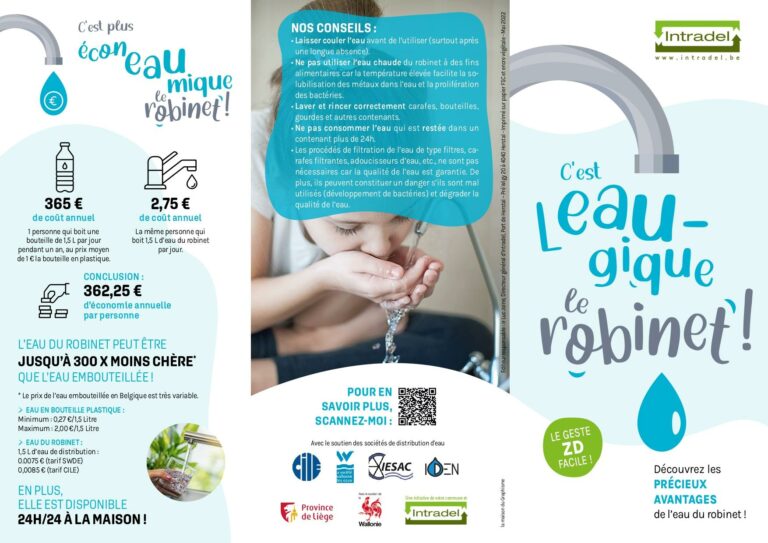 L’eau du robinet et ses avantages