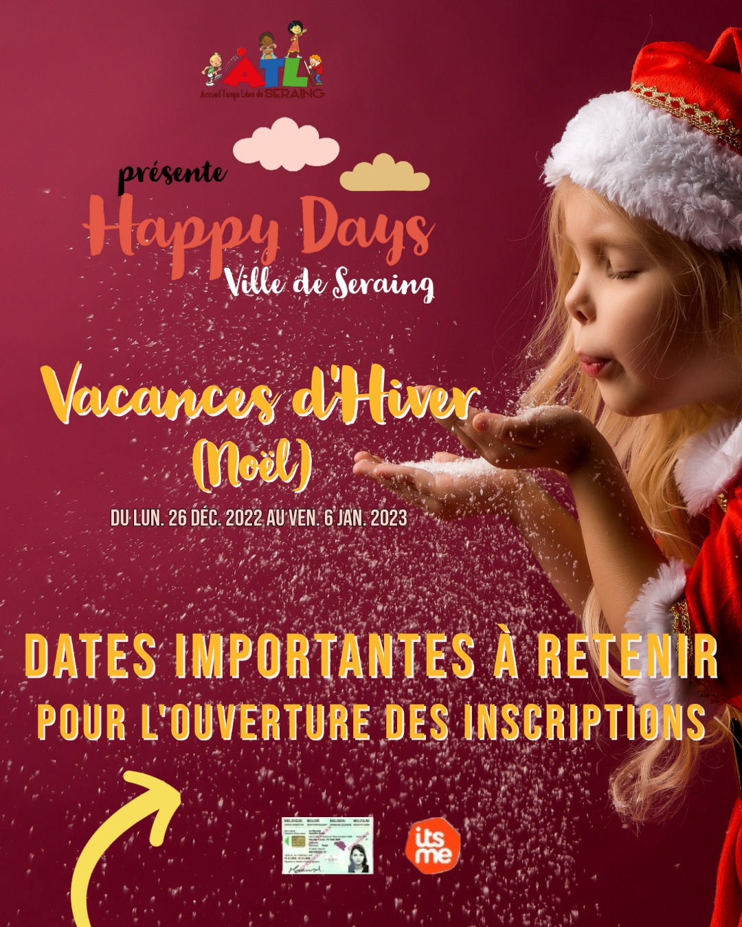 Happy Days d’Hiver/de Noël de retour le 26 décembre : la priorité donnée aux Sérésiens !