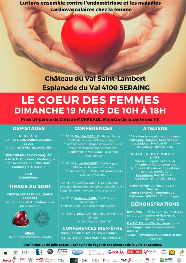 2e édition pour « Le coeur des femmes »: rendez-vous le 19 mars !