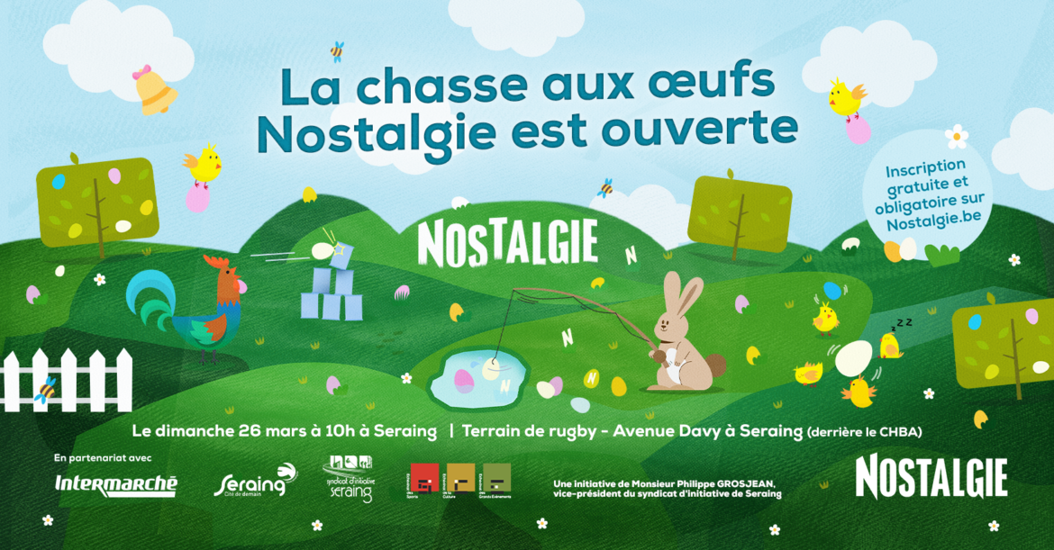 Nouvelle édition de la chasse aux œufs le 26 mars prochain !