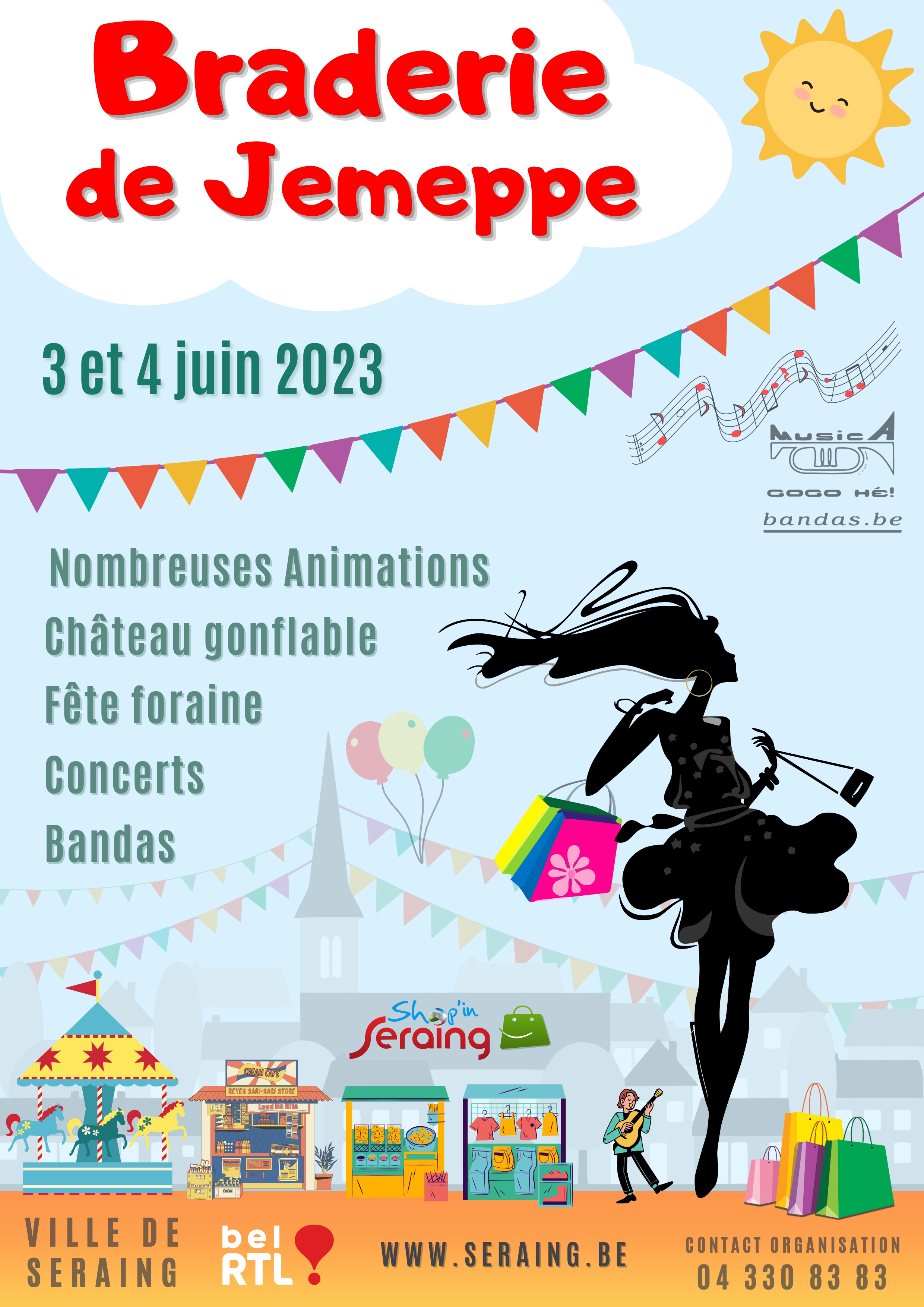 Retrouvez le programme complet de la braderie de Jemeppe !