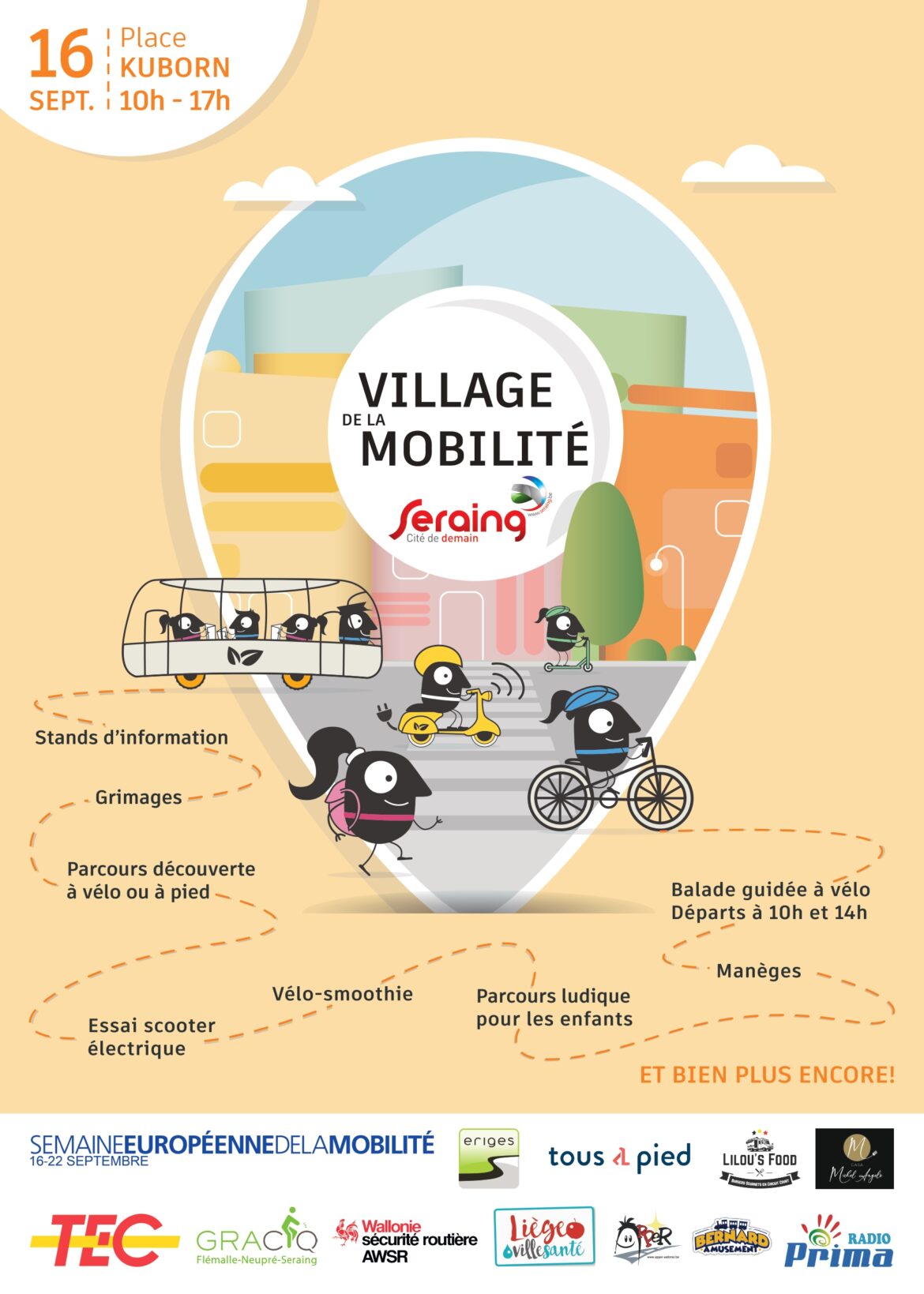 Seraing organise son 1er Village de la Mobilité ! 