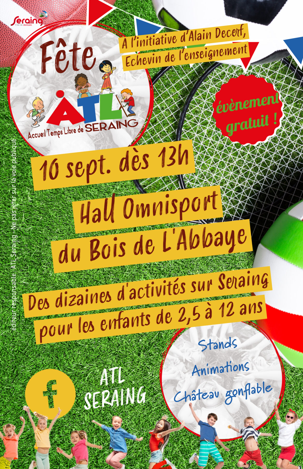 Participez en famille à la 10e édition de la fête de l’ATL!