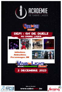 Combattez au sabre laser pour Viva for Life !