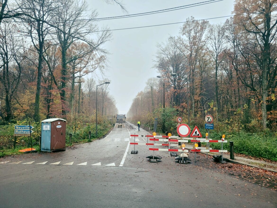 Chantier Elia: la route de Seraing rouvre le 27 novembre