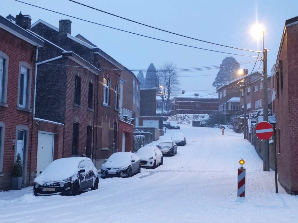 Neige à Seraing: point sur la situation ce mercredi soir