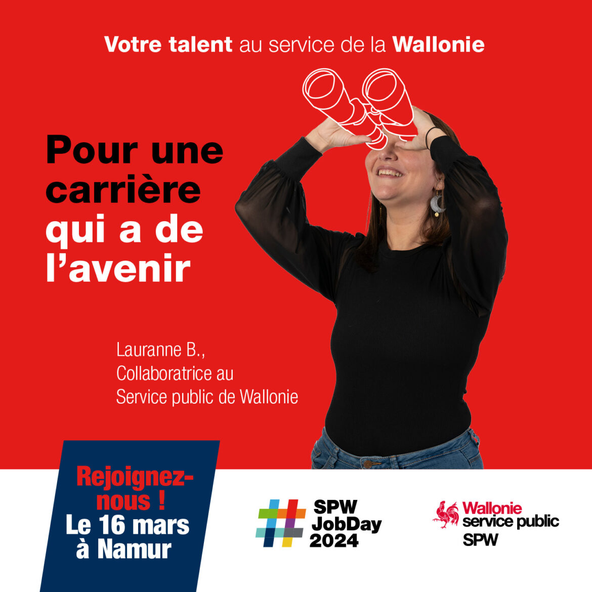 Vous souhaitez travailler pour le SPW? Rendez-vous à leur jobday le 16 mars prochain