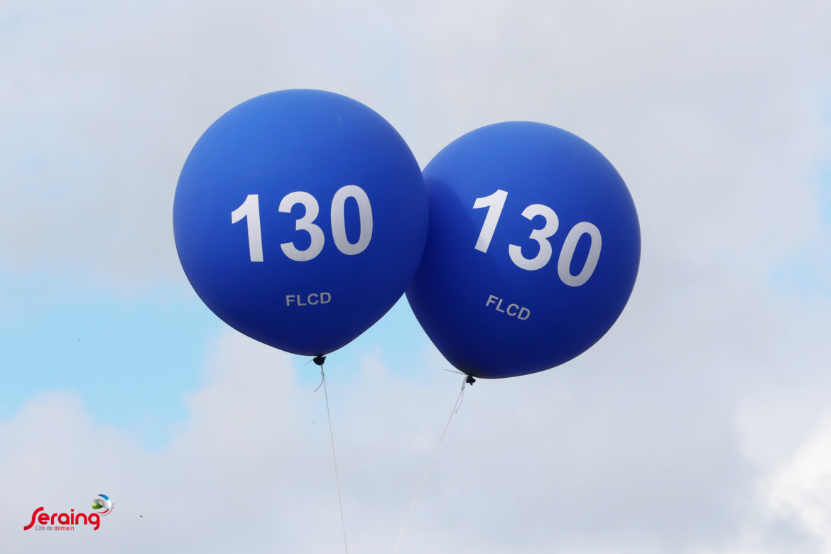 Dépistage pour le cancer colorectal: plusieurs ballons disposés à Seraing