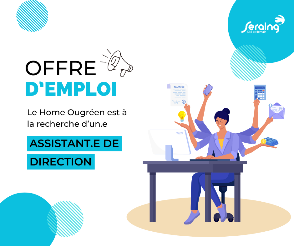 Offre d’emploi: le Home Ougréen recherche un(e) assistant(e) de direction