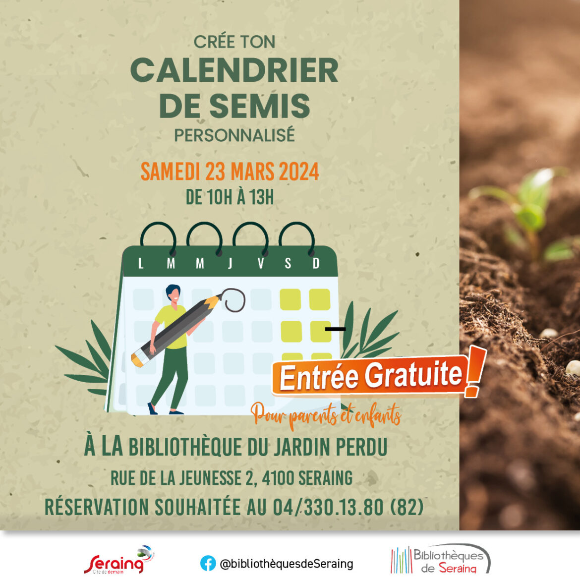 Crée ton calendrier de semis personnalisé !