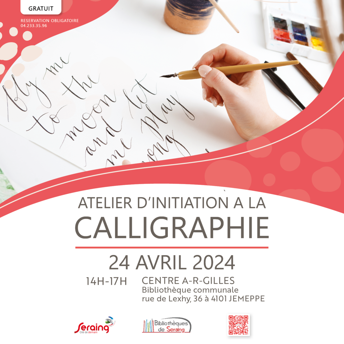 Participez gratuitement à un atelier de calligraphie !