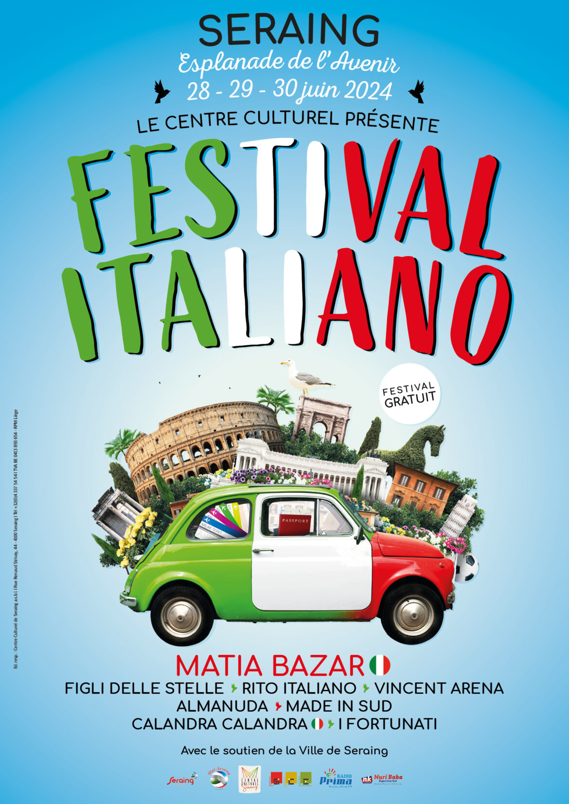 Le Festival Italiano revient le dernier week-end de juin !