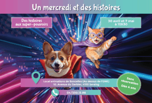 2e séance pour « Un mercredi et des Histoires » spécial « Super-pouvoirs »