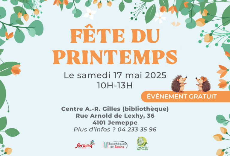 Participez à la Fête du Printemps des bibliothèques le 17 mai 2025 !