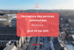 Fermeture des services communaux ce 29 mai