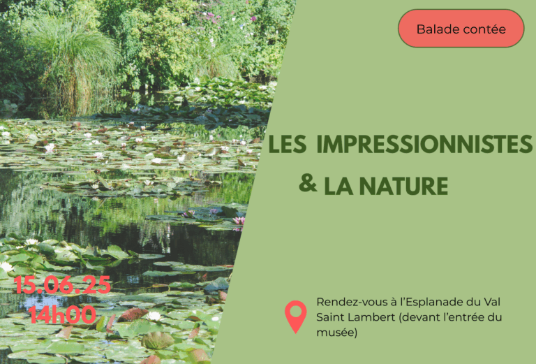 Laissez-vous tenter par une balade contée sur les impressionnistes et la nature