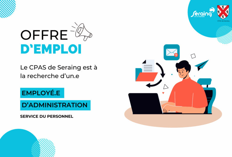 //Candidatures clôturées// Offre d’emploi pour le CPAS