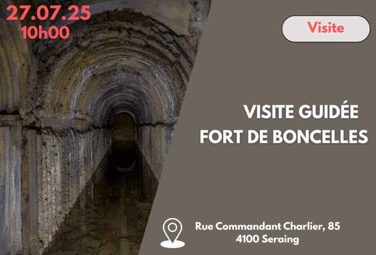Participez à une visite guidée du Fort de Boncelles