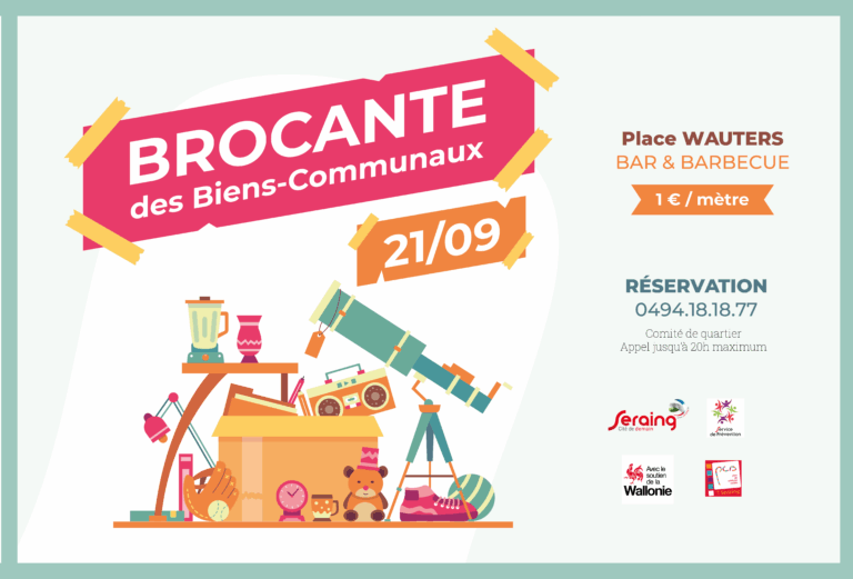 Participez à la brocante des Biens-Communaux