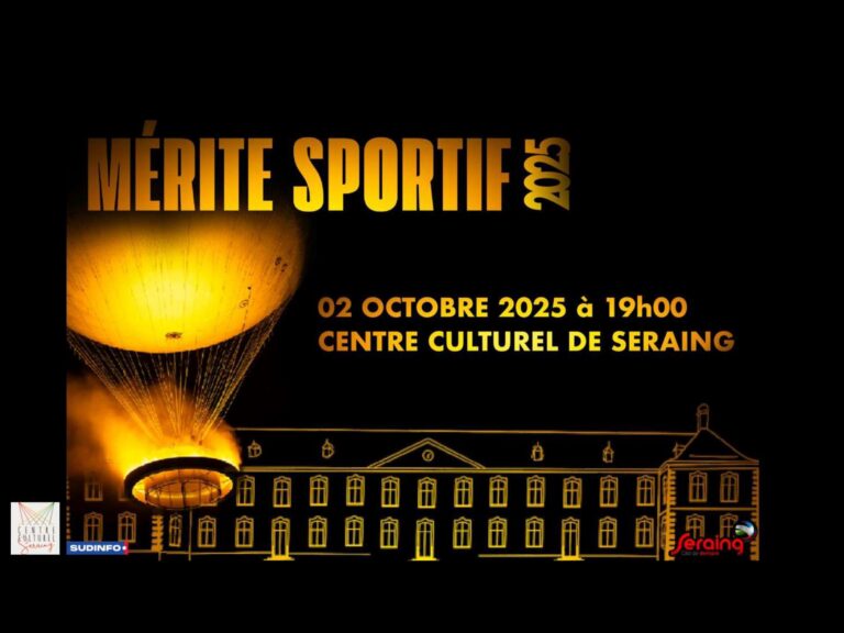Assistez à la soirée du Mérite sportif 2025 le 2 octobre