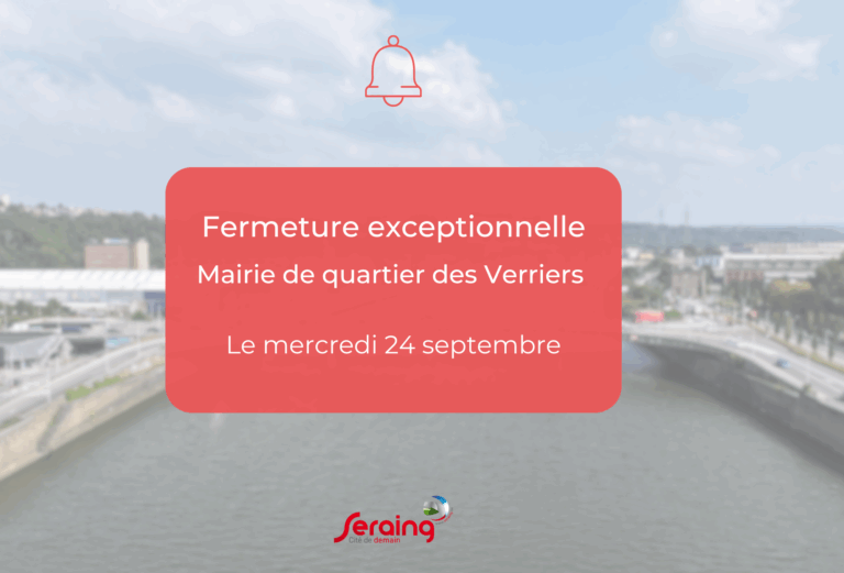La mairie de quartier des Verriers fermée ce mercredi 24 septembre
