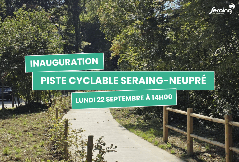 Inauguration de la nouvelle piste cyclable Seraing-Neupré