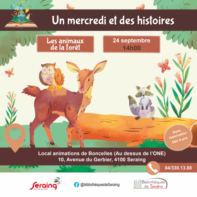 Un mercredi et des Histoires spécial « Les animaux de la forêt »