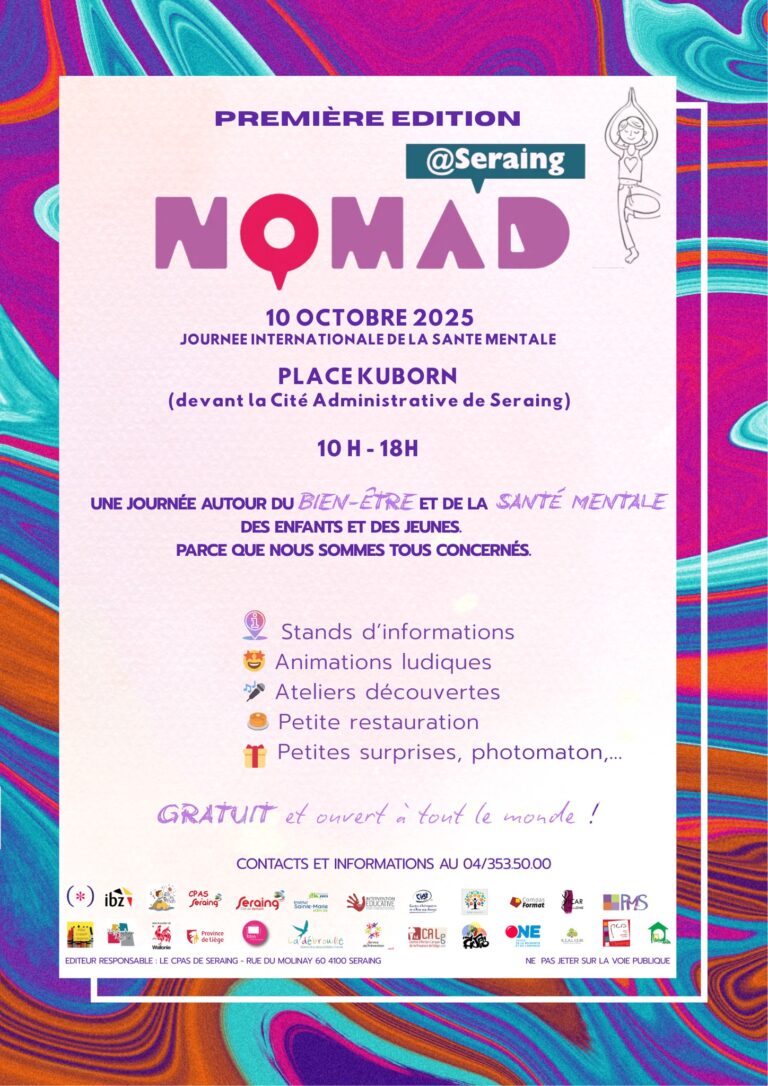 Participez à Nomad@seraing le 10 octobre