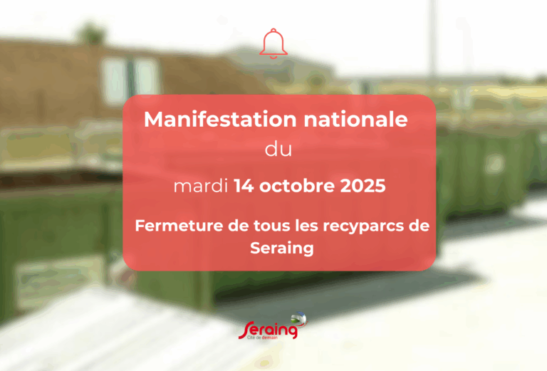 Grève du 14 octobre: les recyparcs seront fermés