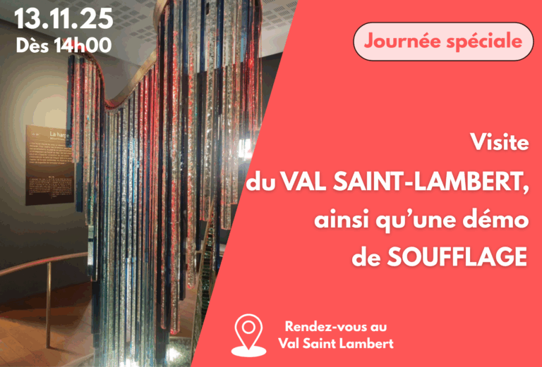 Visitez le Musée du Val Saint-Lambert et participez à une démonstration de soufflage