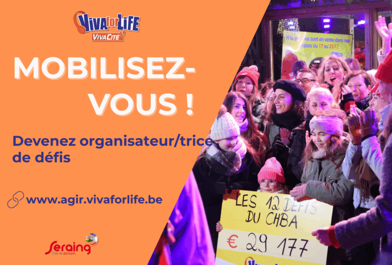Viva for Life 2025: devenez organisateur/trice de défis!