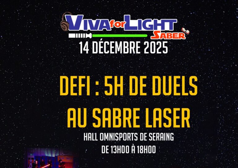 Défi Viva for Life: participez à une journée spéciale sabre laser !