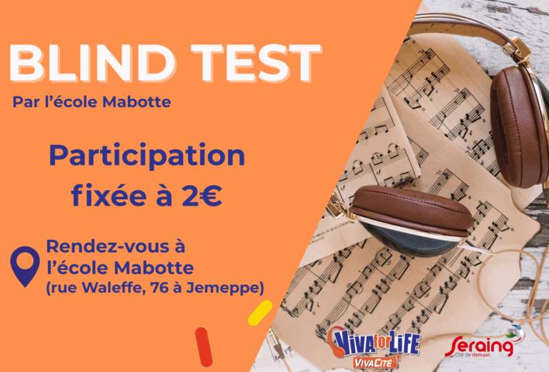Défi Viva for Life: participez au Blind Test de l’école Mabotte !