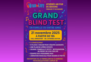 Participez au grand Blind Test de l’Athénée Air Pur au profit de Viva for Life !